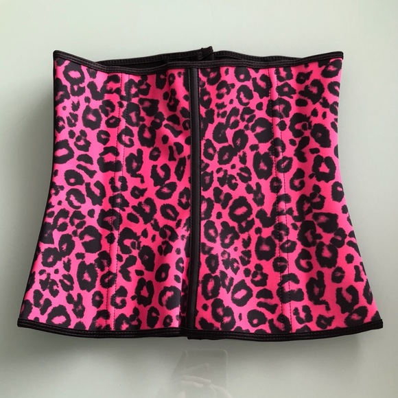 PINK WAIST TRAINER CORSET CINCHER - XS - Picture 3 of 8